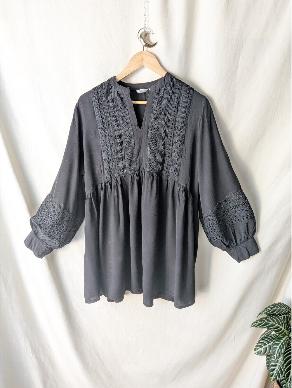 black embroidered peasant blouse top oe mini dress